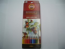 Набор акварельных цветных карандашей 18 цв. Mondeluz KOHINOOR 3717 - фото 4686