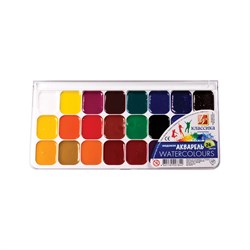 Краски акварельные 24 цвета "Классика", ЛУЧ - фото 4696