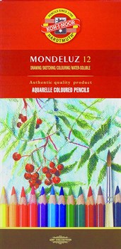 Набор акварельных цветных карандашей 12 цв. Mondeluz KOHINOOR 3716 - фото 4789