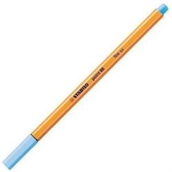 Капиллярная ручка stabilo point 88/11 синий лёд