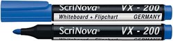Маркер Board+Flipchart  ScriNova VX-200 синий
