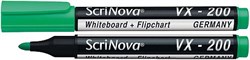 Маркер Board+Flipchart  ScriNova VX-200 зелёный