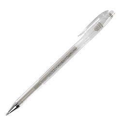 Гелевая ручка Crown HJR-500GSM серебряная