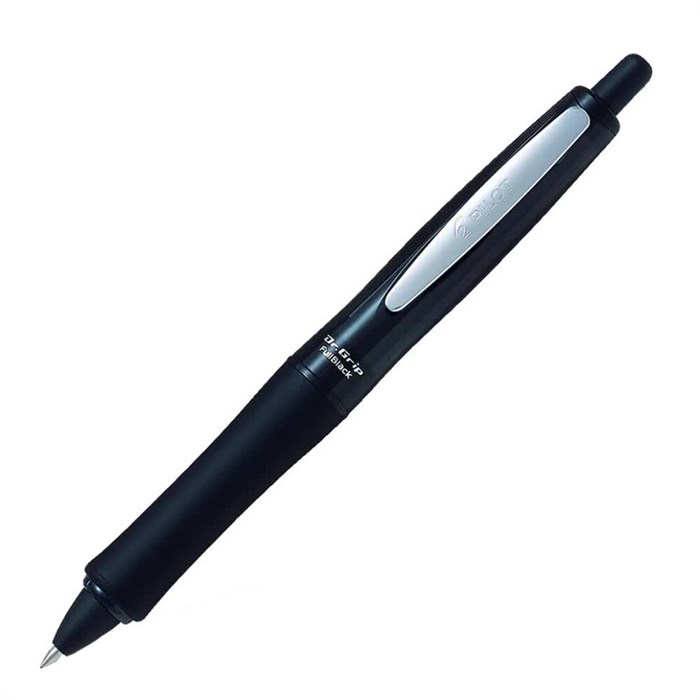 Ручка PILOT Dr.Grip Full Black M  ( 1.0 мм), шариковая, синие чернила, черные детали отделки 00-00022629 - фото 5987