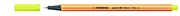 Капиллярная ручка Stabilo point 88/024   неоновая жёлтая, 4006381438544