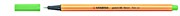 Капиллярная ручка stabilo point 88/033 неоновая зеленая