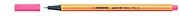 Капиллярная ручка Stabilo point 88/040 неоновая красная