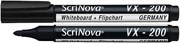 Маркер Board+Flipchart  ScriNova VX-200 чёрный