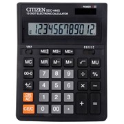 Калькулятор CITIZEN SDC-444S 12-разрядный бухгалтерский черный