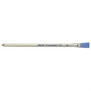 Ластик c кисточкой, карандаш, пластик, белый, 220х7х7 мм, FACTIS 3012