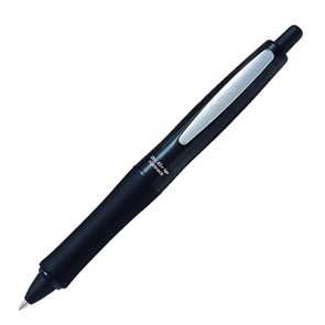 Ручка PILOT Dr.Grip Full Black M  ( 1.0 мм), шариковая, синие чернила, черные детали отделки